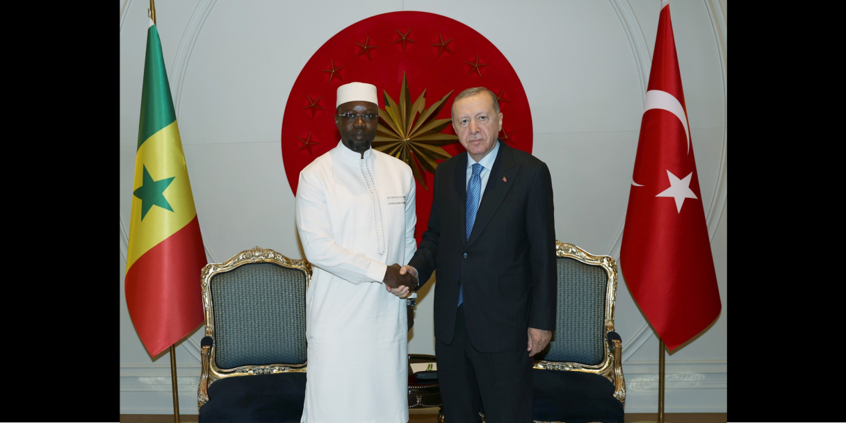 Cumhurbaşkanı Erdoğan, Senegal Başbakanı Sonko ile Görüştü