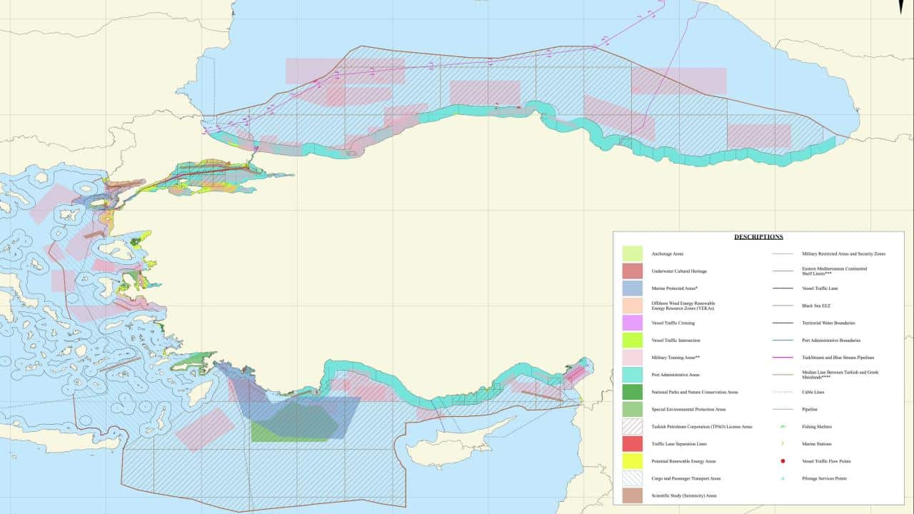 Türkiye’nin Yeni Deniz Koruma Alanları Uluslararası Haritaya Girdi